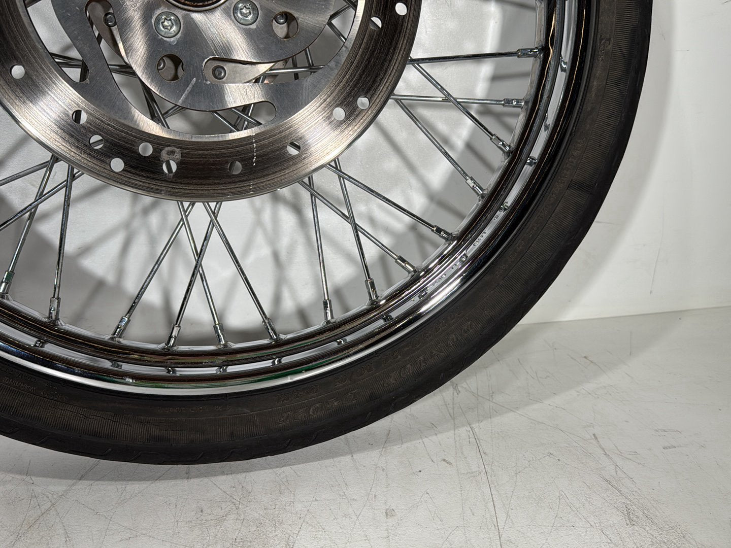 2004 - 2013 Harley-Davidson Sportster 1200 Custom Front Wheel Rim Tire Spoked 44610-05
