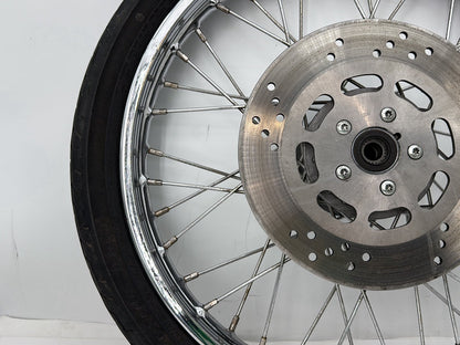 1993 Harley Sportster XLH883H Hugger 883 OEM Front Wheel Rim Tire Spoked