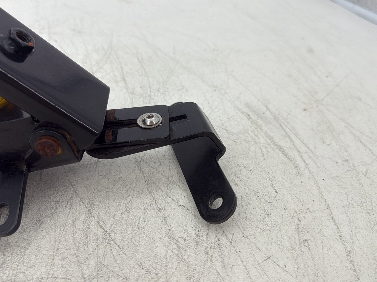 2016 Harley Road King Touring FLHR OEM Front Driver Rider Backrest Bracket Mount