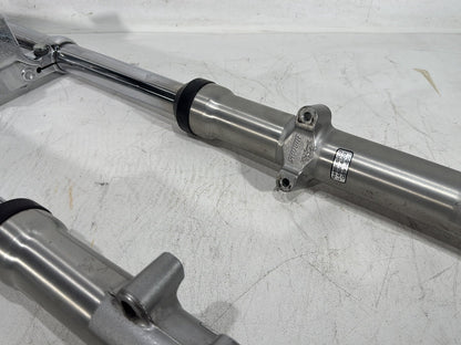 2003 Harley Dyna Wide Glide FXDWG OEM Front Triple Tree Set & LH RH Fork Legs Sliders