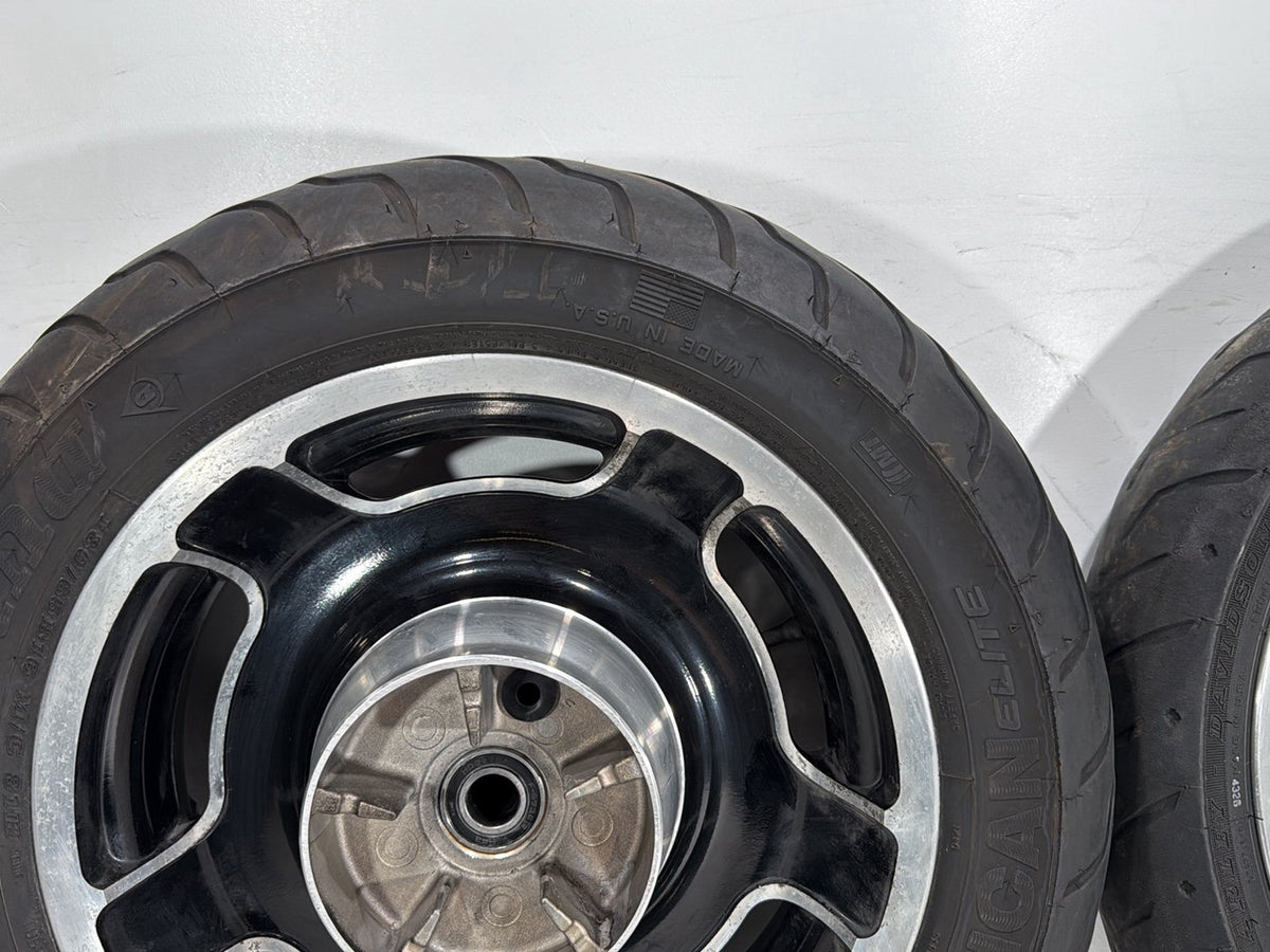 13 Harley Street Glide Touring OEM Front & Rear Wheel Rim Tire AIRSTRIKE 16" 18"