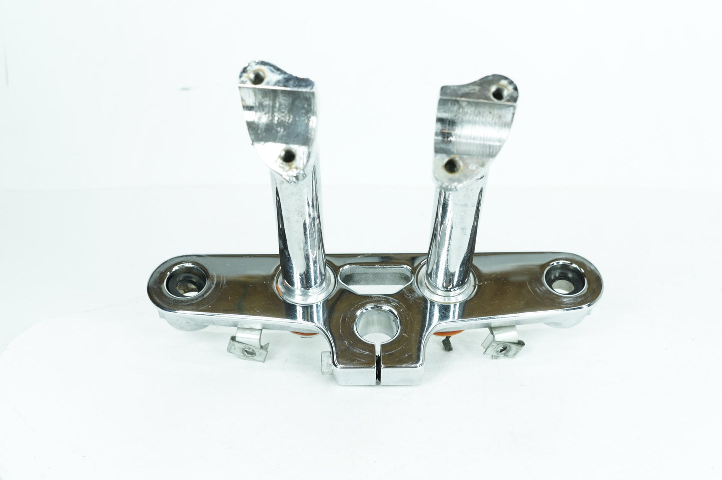1999 - 2006 Harley-Davidson Softail Fat Boy Front Fork Upper Triple Tree Clamps  	45456-86B