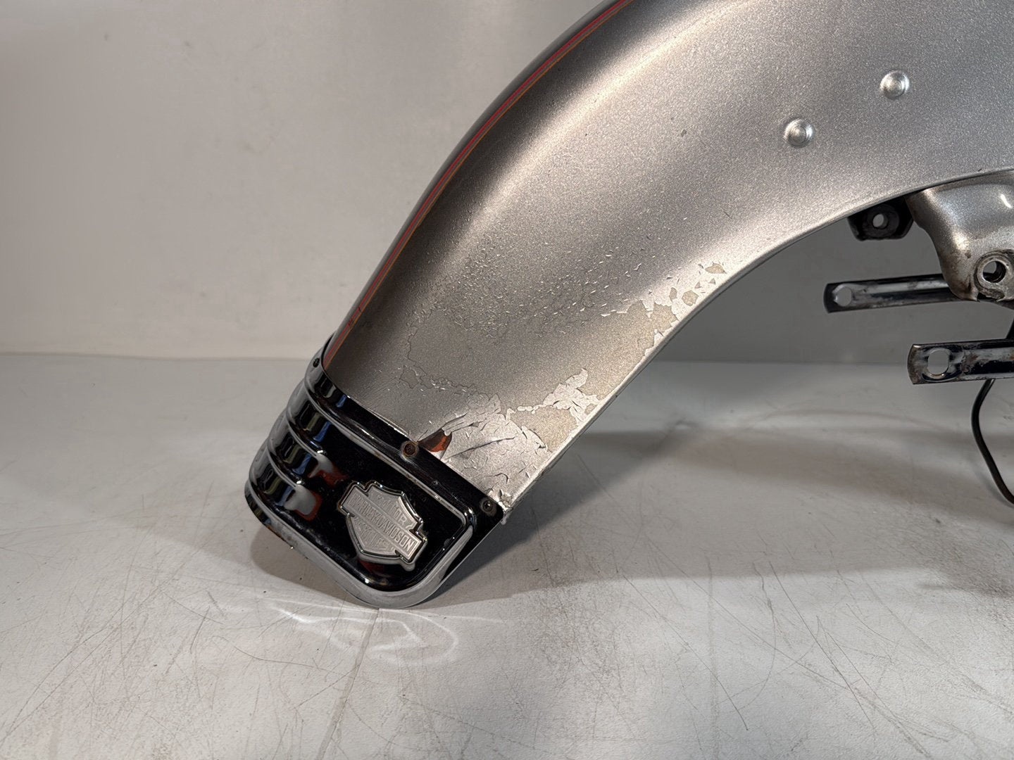 1984 - 1998 Harley-Davidson Touring Electra Glide Classic Front Wheel Fender Shell Panel w/ Bumper Rail Cushion Front