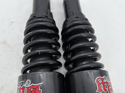 2008 Harley Dyna Fat Bob FXDF Rear Left Right Shock Absorbers BURLY 12"