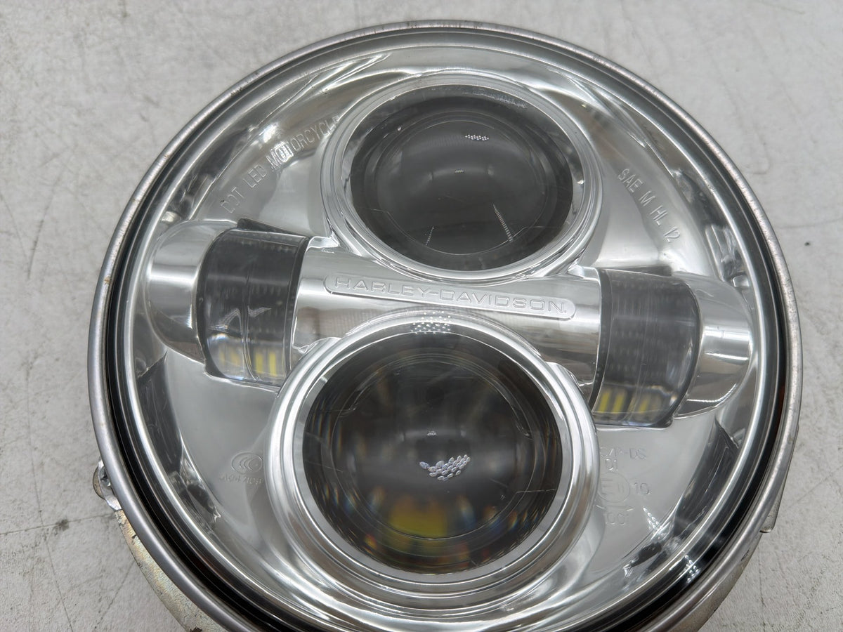 15 Harley Electra Glide Touring Ultra OEM Headlight Headlamp Head Lamp Light LED