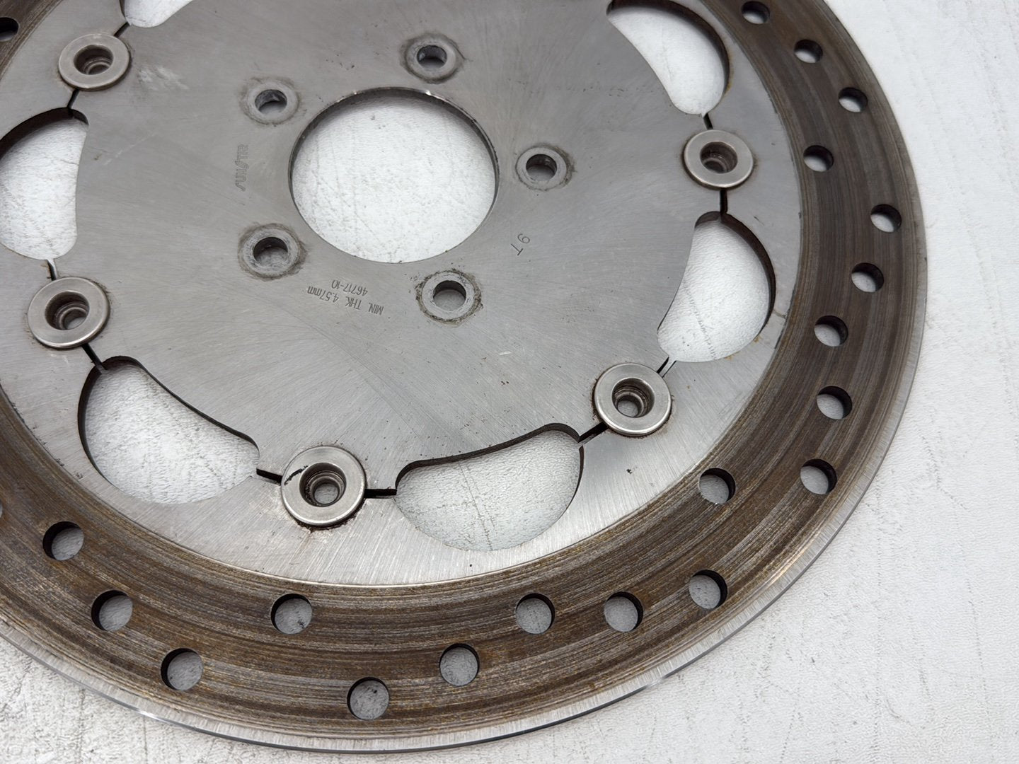 2010 Harley Dyna Fat Bob FXDF OEM Front Brake Rotors Disc Pair