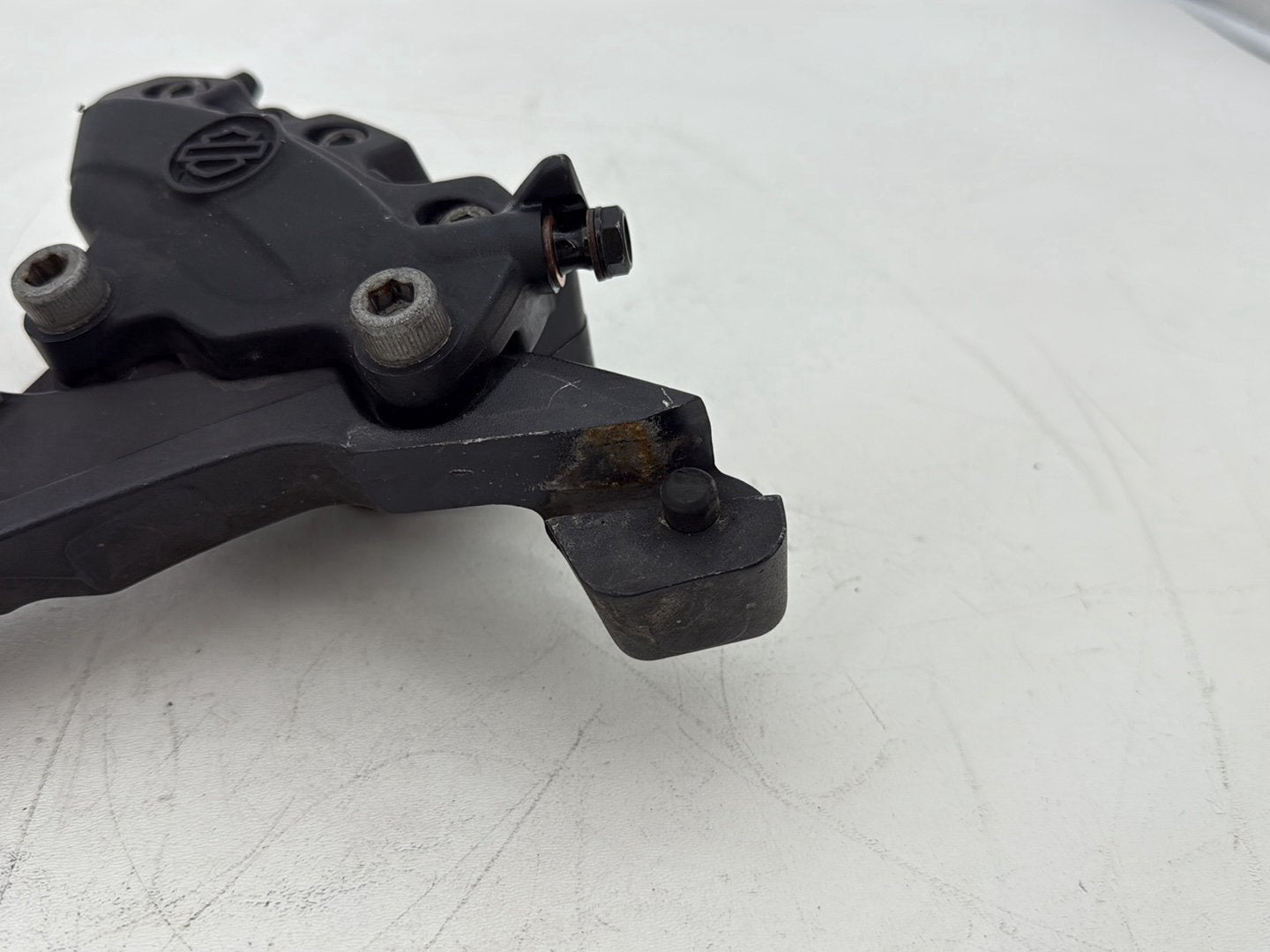 2011 Harley Electra Glide Ultra FLHTK OEM Rear Back Brake Caliper w/ Bracket