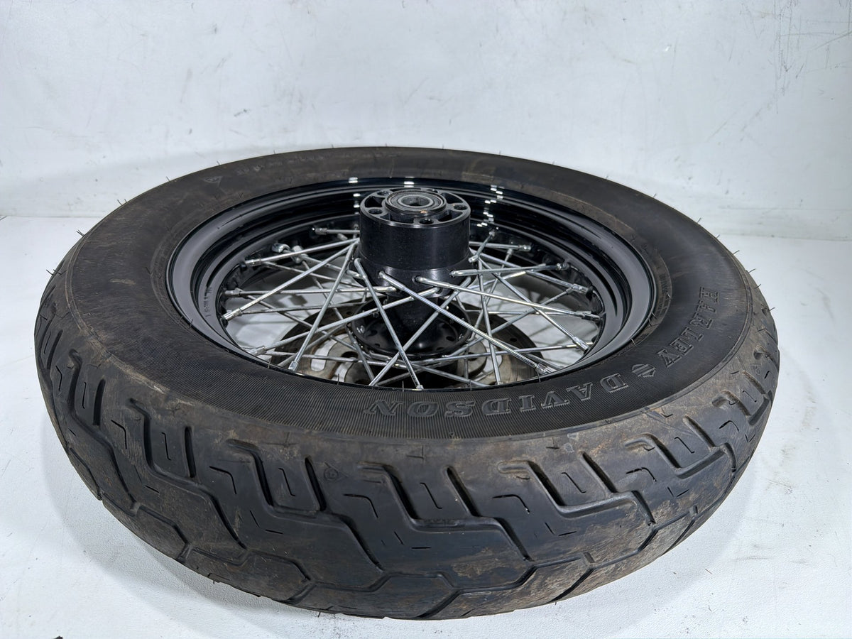 2014 Harley Softail Slim FLS OEM Rear Wheel Rim Tire Spoked 16"
