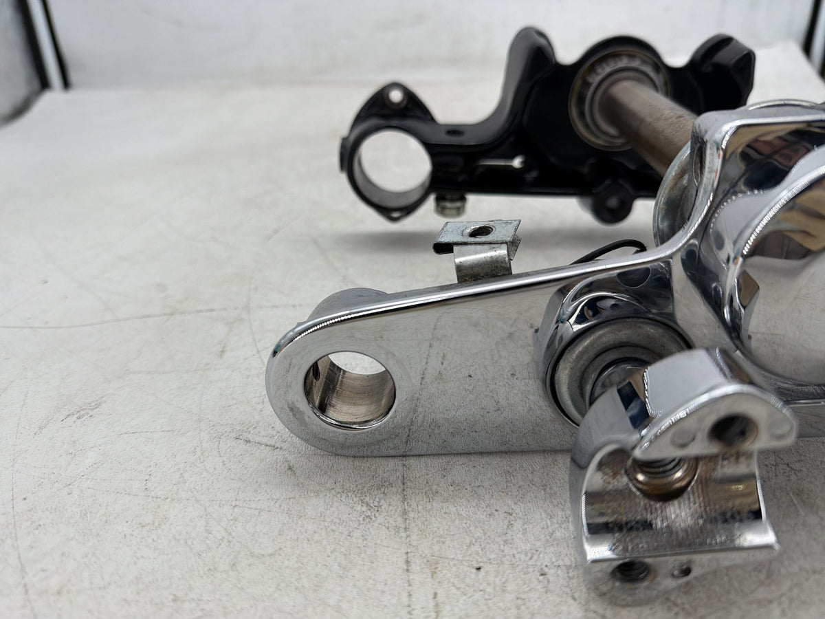 2001 Harley Fat Boy Softail FLSTF OEM Front Fork Upper Lower Triple Tree