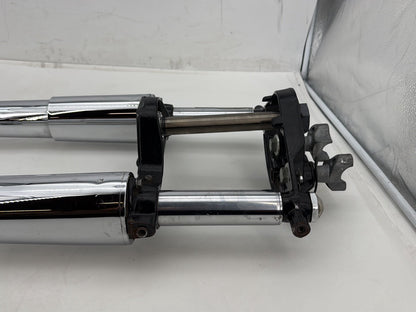 2013 Harley Street Glide Touring FLHX OEM Front Triple Tree Set & LH RH Fork Legs Sliders