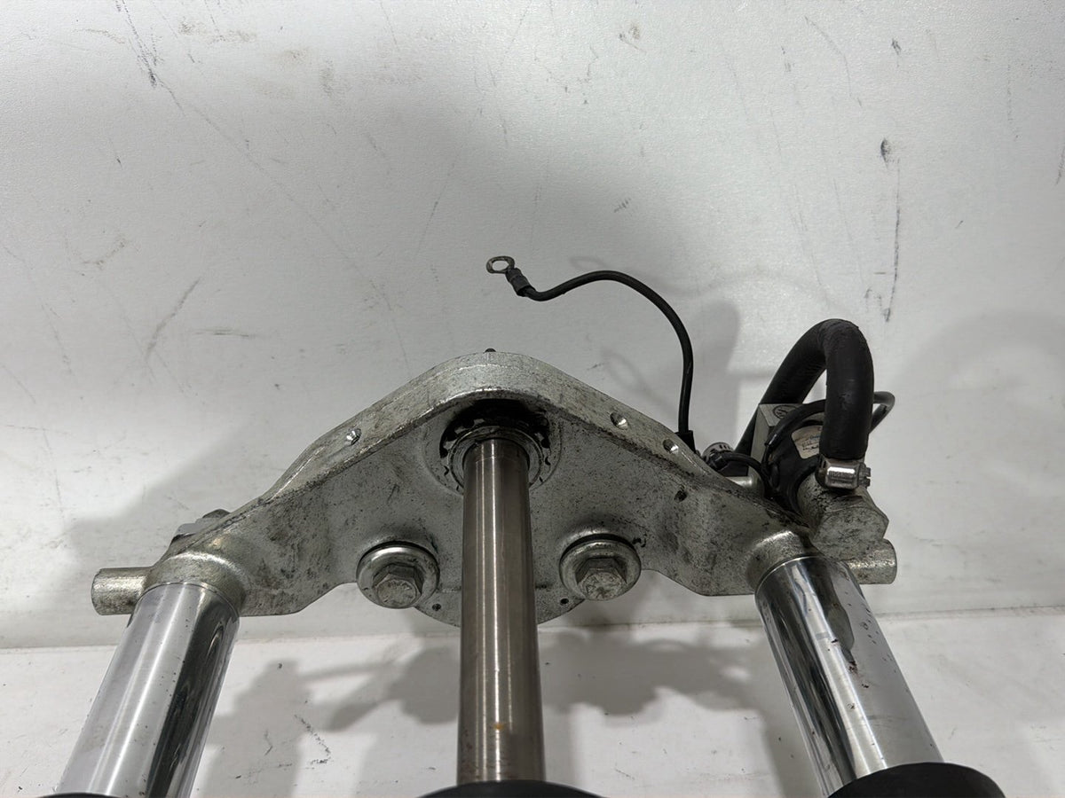 94 Harley Electra Glide Touring Front Triple Tree Set & LH RH Fork Legs Sliders