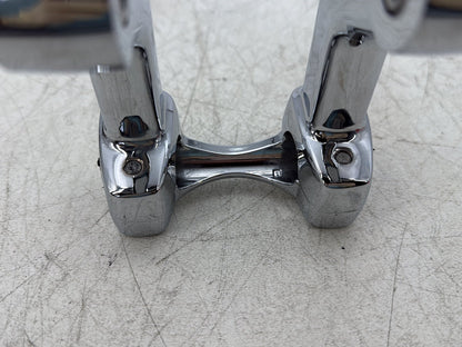 2015 Harley Dyna Low Rider FXDL OEM Front Handlebar Riser Top Clamp Chrome
