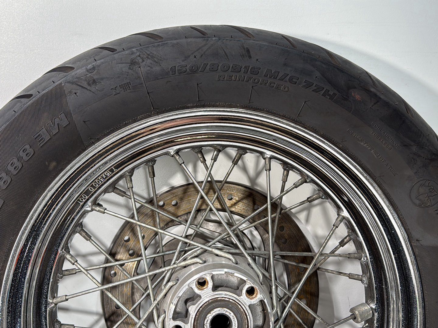 Harley-Davidson Misc  Front Rear Wheel Rim Tire Spoked 43700-05A , 43085-97