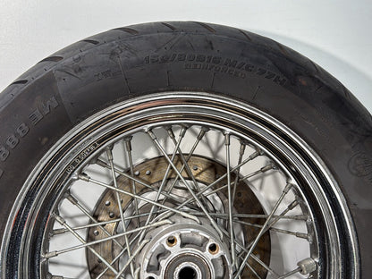 Harley-Davidson Misc  Front Rear Wheel Rim Tire Spoked 43700-05A , 43085-97