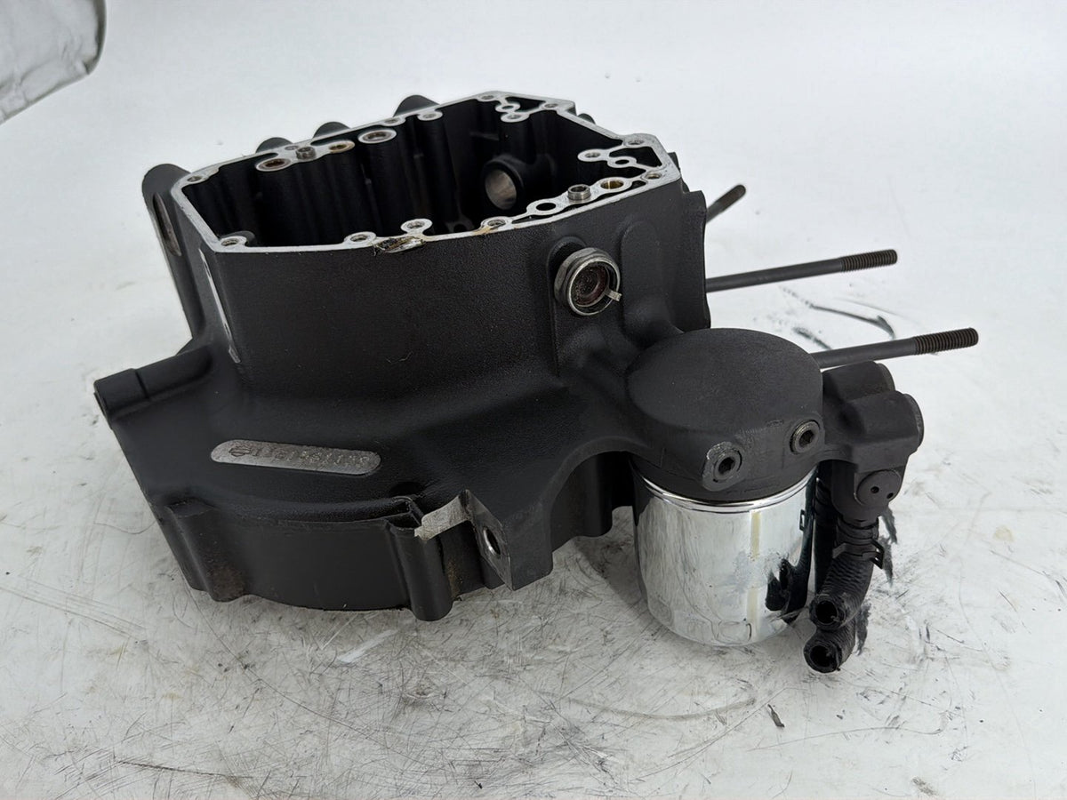 15 Harley Electra Glide Touring Ultra Low OEM Crankcase Shaft Engine Motor Cover