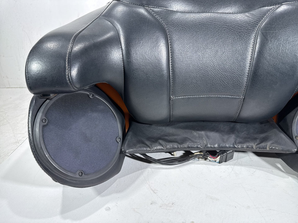 2014 Harley Electra Glide Touring Ultra OEM Pass Backrest Tour Pak Luggage NOKey