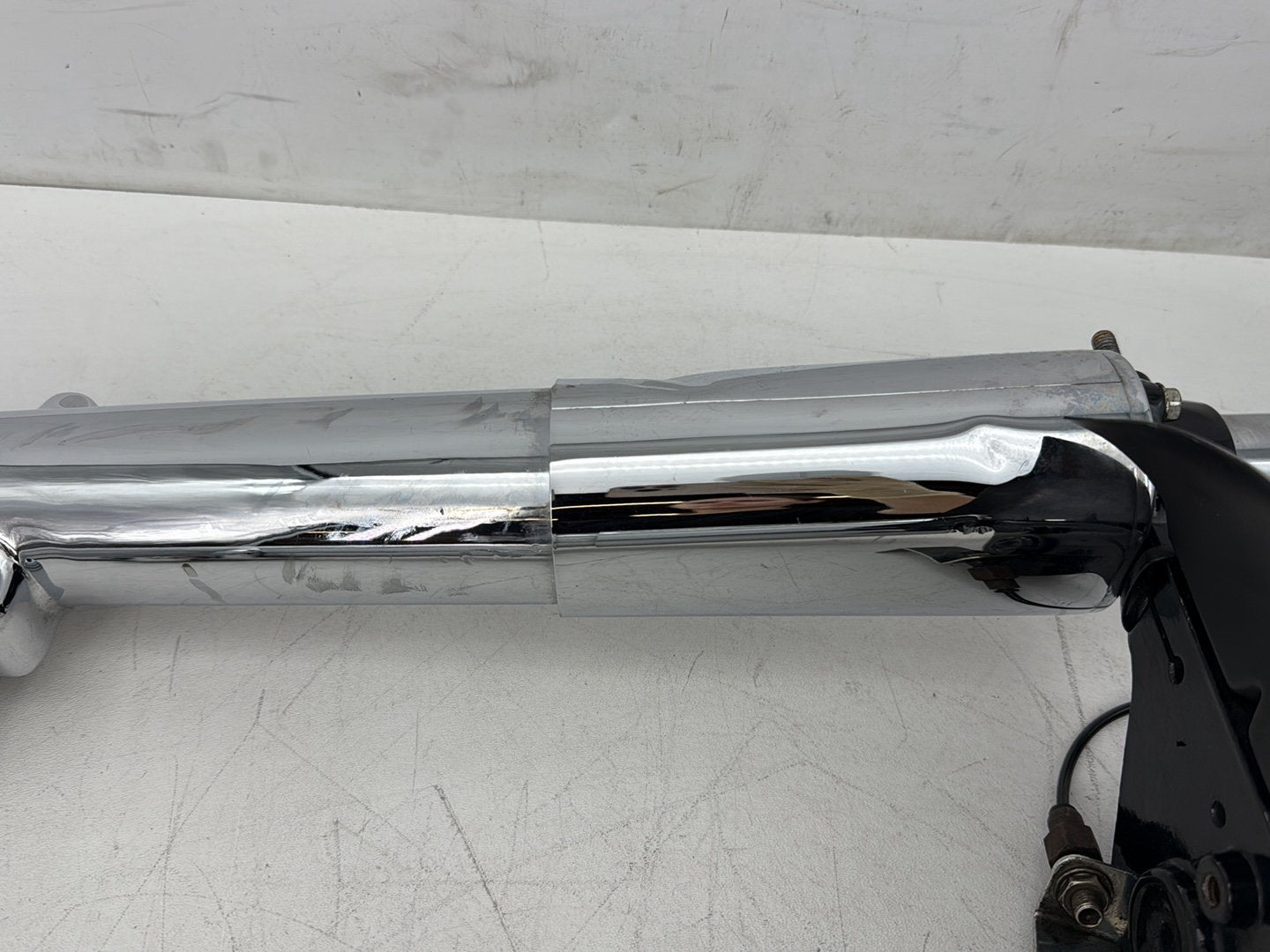 1995 Harley Road King Touring FLHR OEM Front Triple Tree Set & LH RH Fork Legs Sliders
