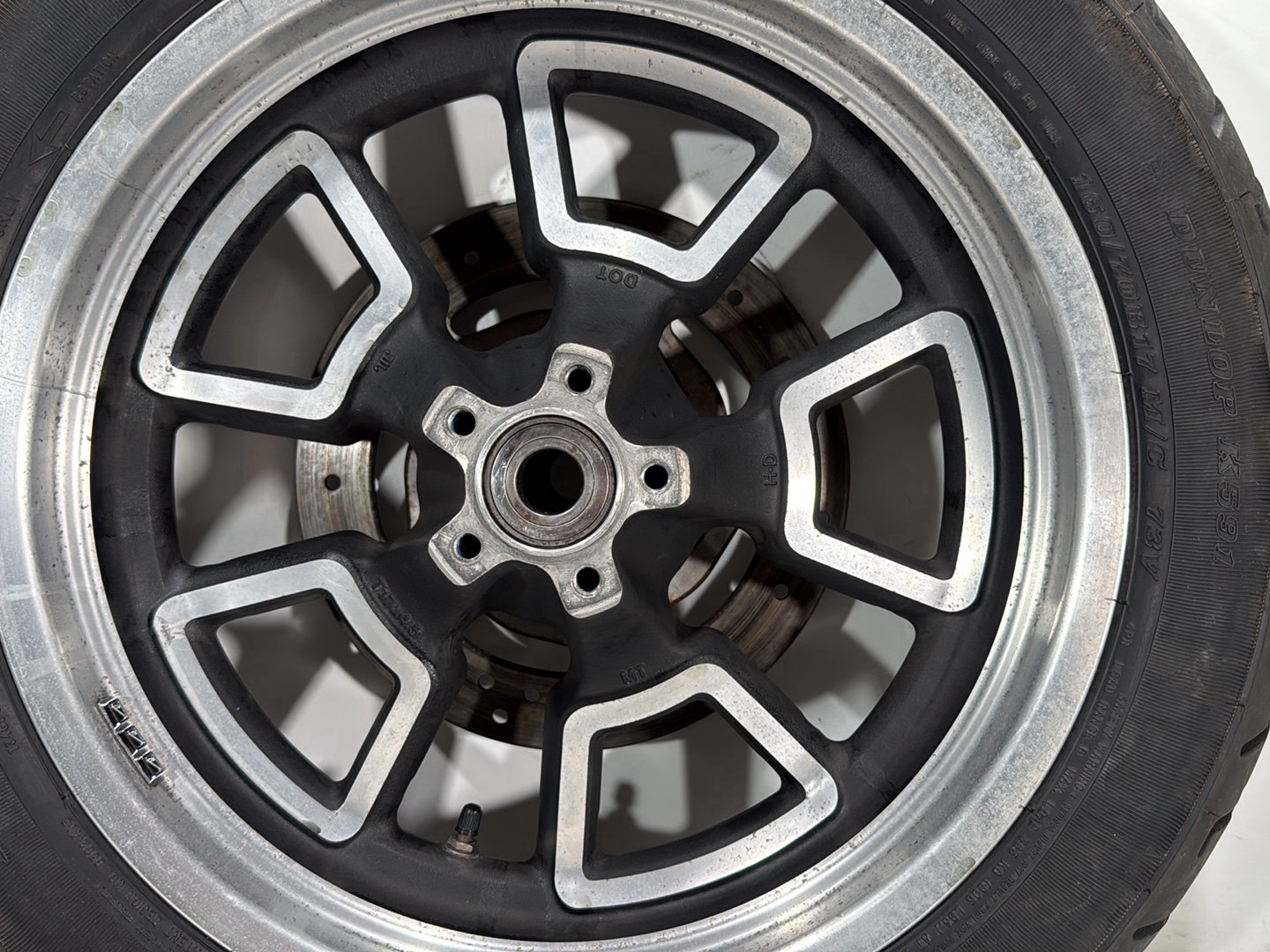 2015 Harley Dyna Low Rider FXDL OEM Front & Rear Wheel Rim Tire