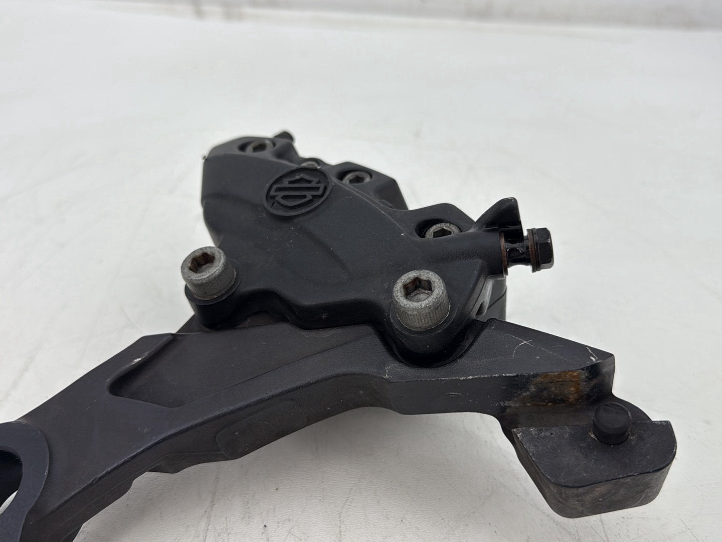 2011 Harley Electra Glide Ultra FLHTK OEM Rear Back Brake Caliper w/ Bracket