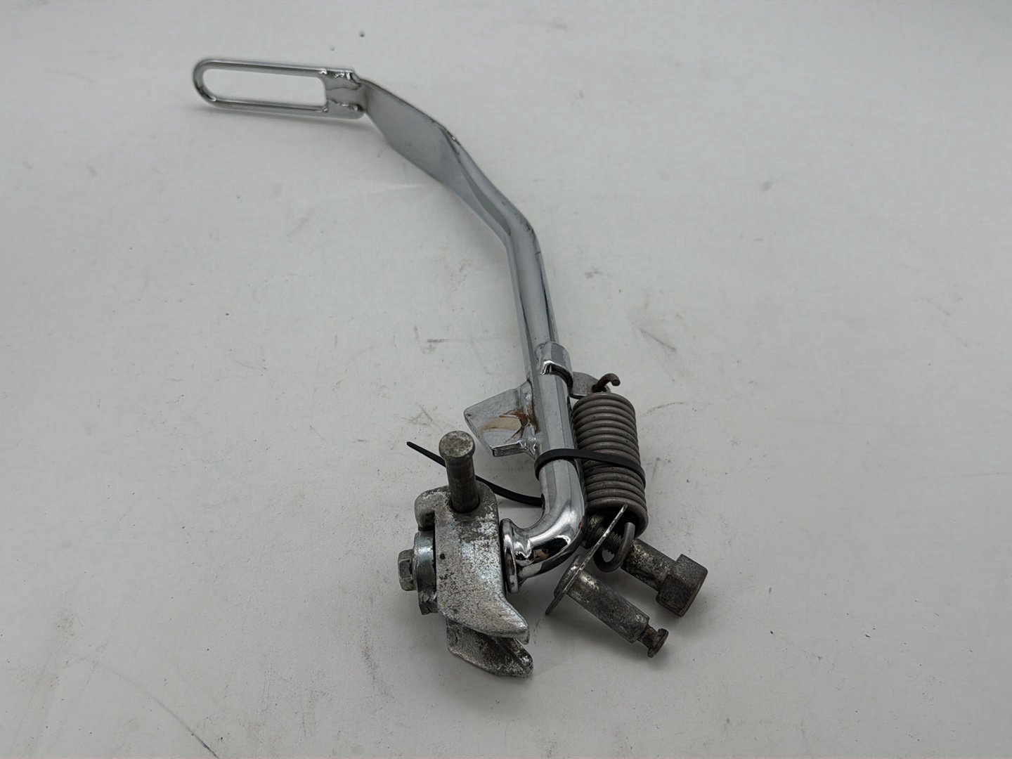 2008 Harley Dyna Fat Bob FXDF OEM Left Side Jiffy Kick Stand & Spring