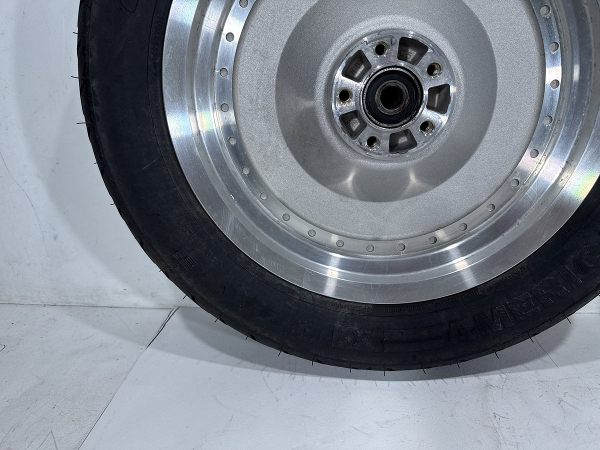 2002 Harley Heritage Softail Classic FLSTC OEM Front & Rear Wheel Rim Tire 16"