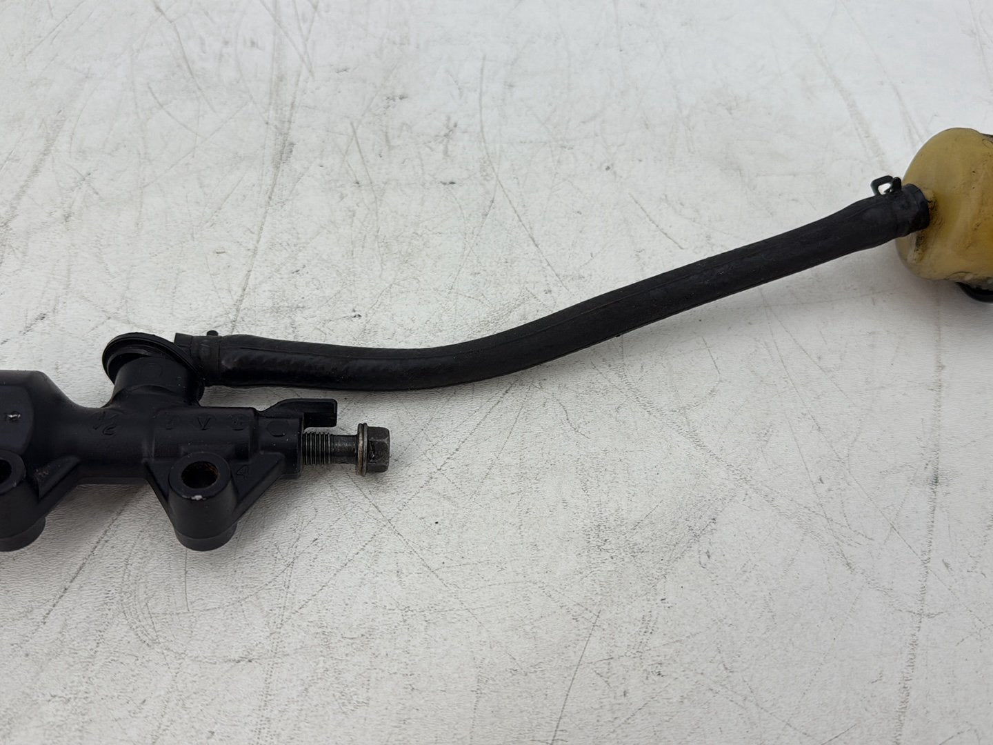 2008 Harley Sportster XL883L 883 Rear Brake Line Master Cylinder Reservoir Tank