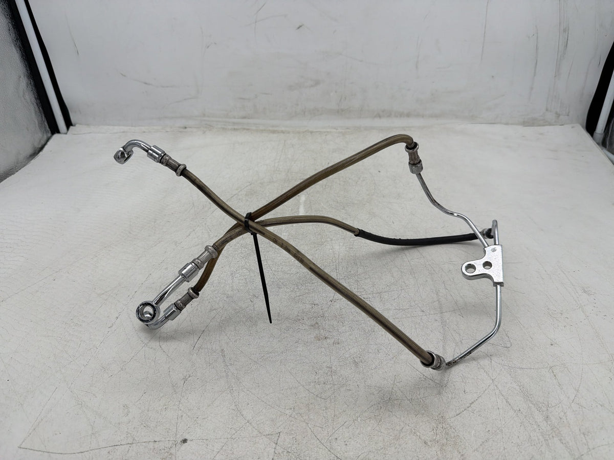 2004 Harley Electra Glide CVO Screamin Eagle OEM Front Brake Hose Line Pipe