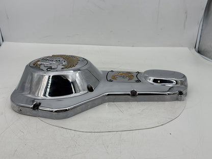 95 Harley Touring Electra Glide Classic Outer Primary Clutch Cover Golden Eagle