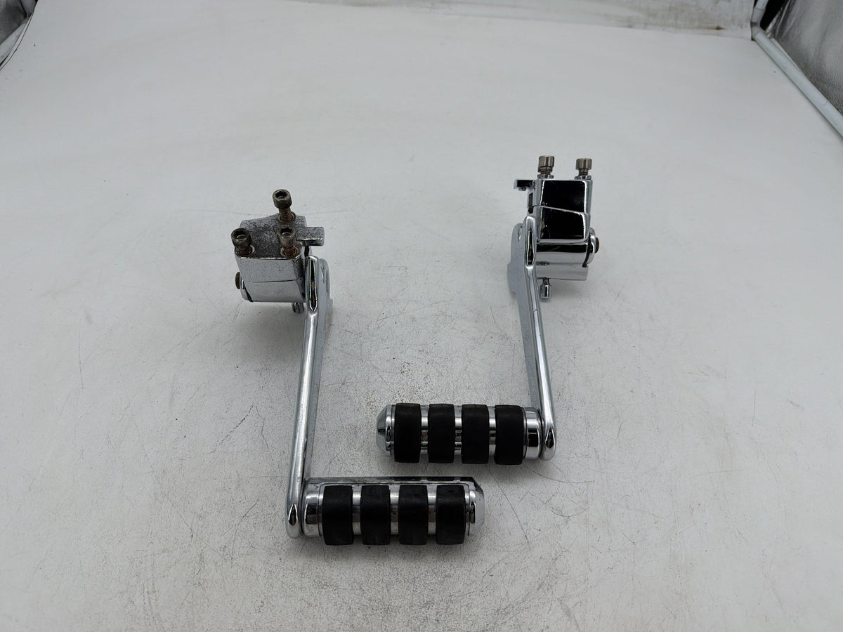 96 Harley Electra Glide Touring Ultra Passenger Left & Right Foot Pegs Kuryakyn