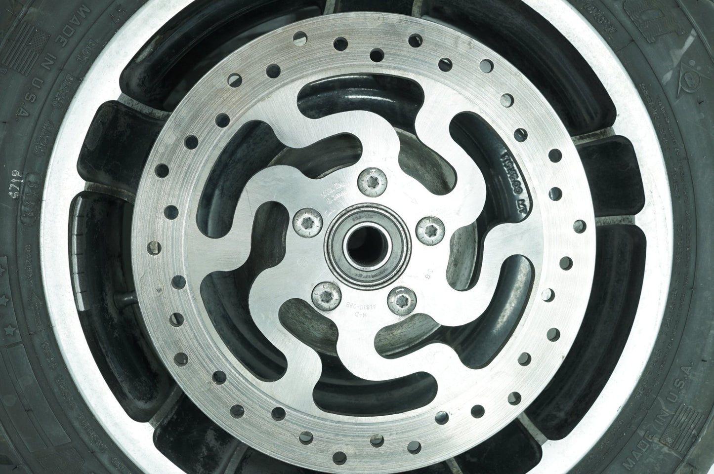 2008 - 2013 Harley-Davidson Touring Electra Police Front & Rear Wheel Rim Tire 41285-09