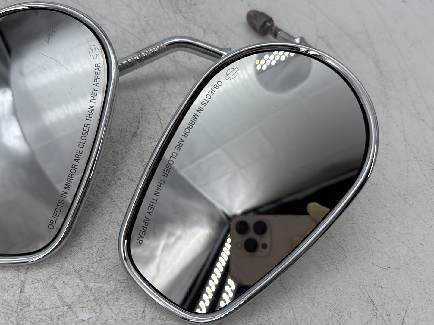 2013 Harley Heritage Softail Classic FLSTC OEM Left Right Rear View Mirror