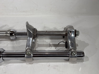 2001 Harley Sportster 883 Hugger XLH883 OEM Front Triple Tree Set & LH RH Fork Legs Sliders