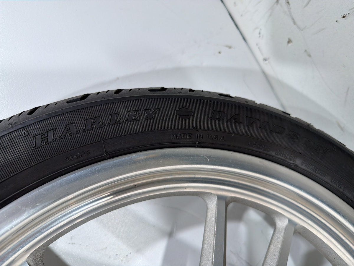 2007 Harley Dyna Super Glide FXD OEM Front & Rear Wheel Rim Tire 17" 19"