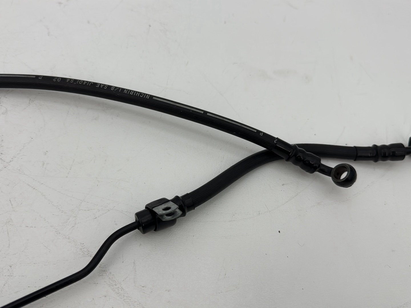 2009 Harley Sportster XL1200C 1200 Custom OEM Front Brake Hose Line Pipe
