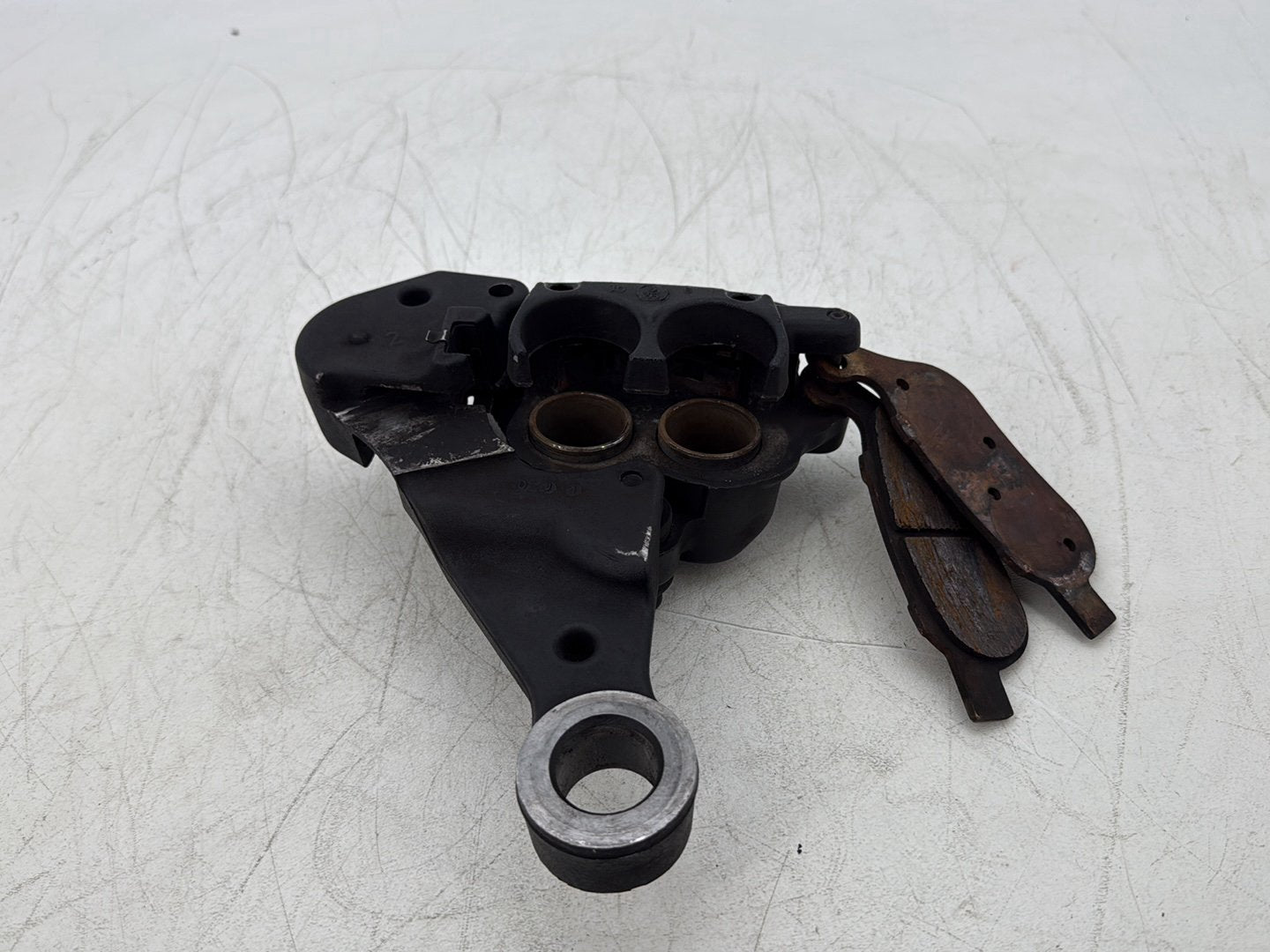 2011 Harley Softail FLSTFB Fat Boy OEM Rear Back Brake Caliper w/ Bracket