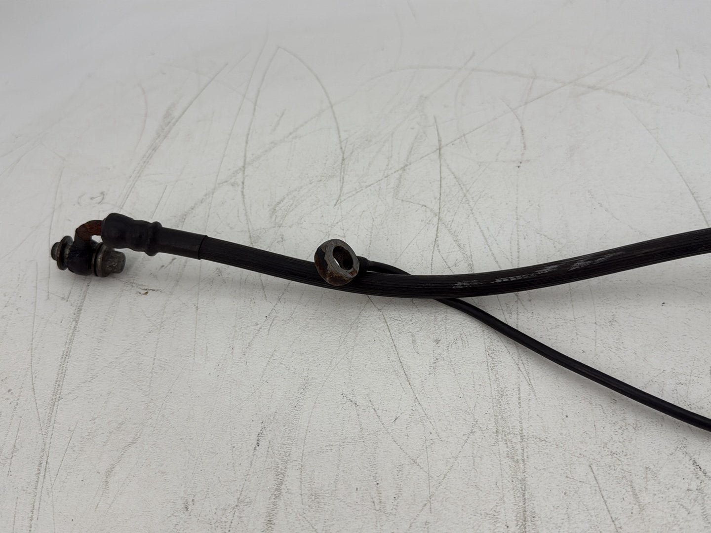 2006 Harley Softail FLSTCI Heritage Classic OEM Front Brake Hose Line Pipe
