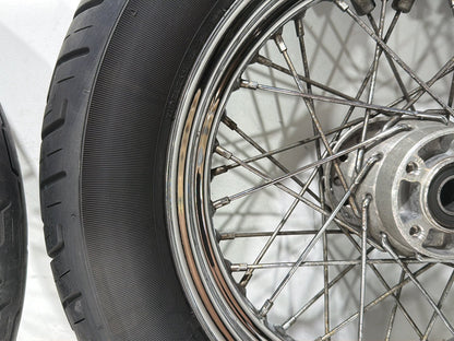 2005 Harley Sportster 1200 Roadster XL1200R OEM Front Rear Wheel Rim Tire Spoked