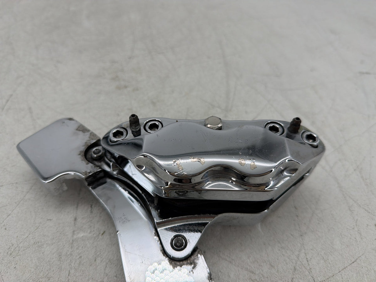 2004 Harley Electra CVO Rear Back Brake Caliper w/ Bracket Hawg Halters PEELING