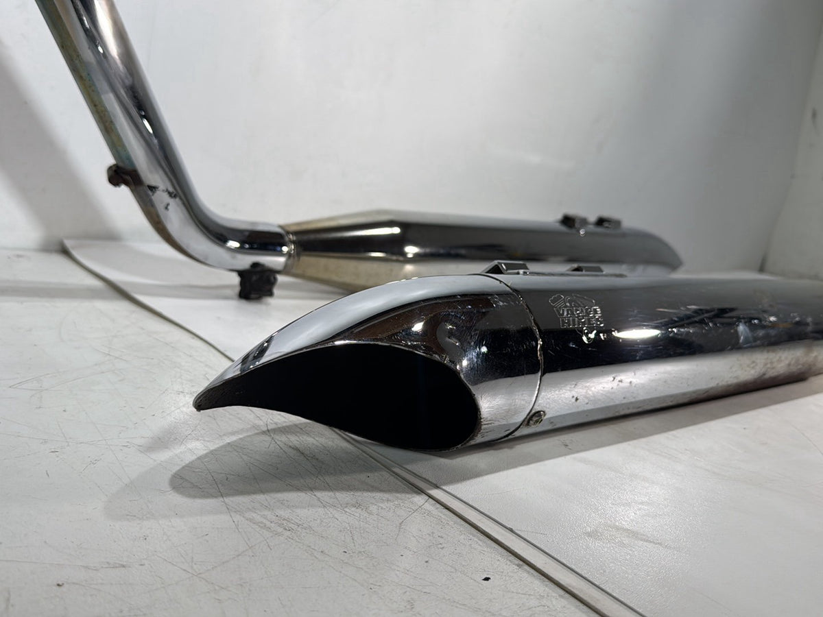 1995 Harley Touring Electra Glide Exhaust Muffler Silencer Slip On Vance & Hines