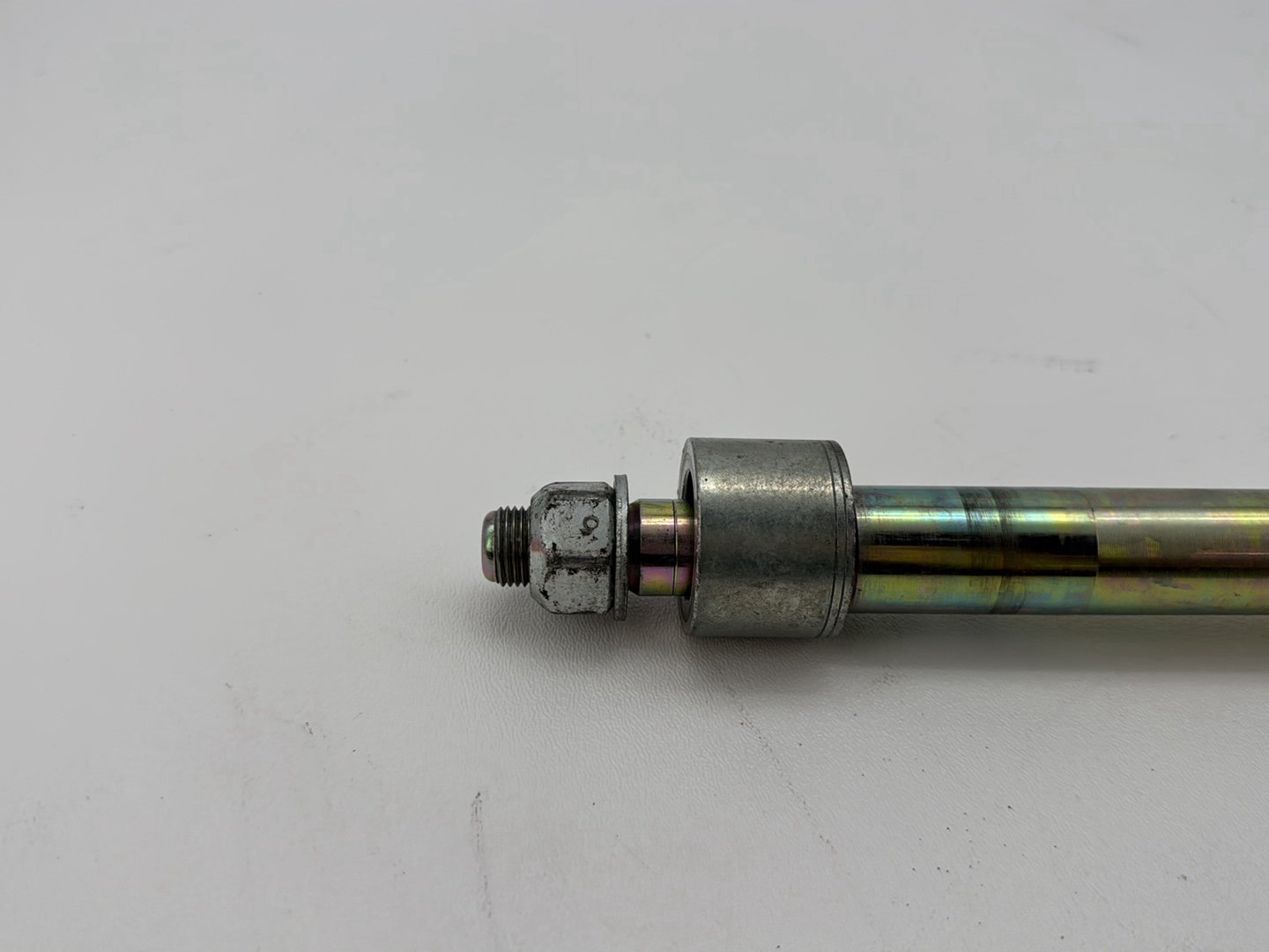 2008 Harley Softail Deluxe FLSTN OEM Front Wheel Axle Bolt Shaft