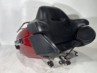 2008 - 2016 Harley-Davidson Touring Electra Glide Ultra Pass Backrest Tour Pak Luggage NOKey w/ Audio Left Right Rear Sound Speakers
