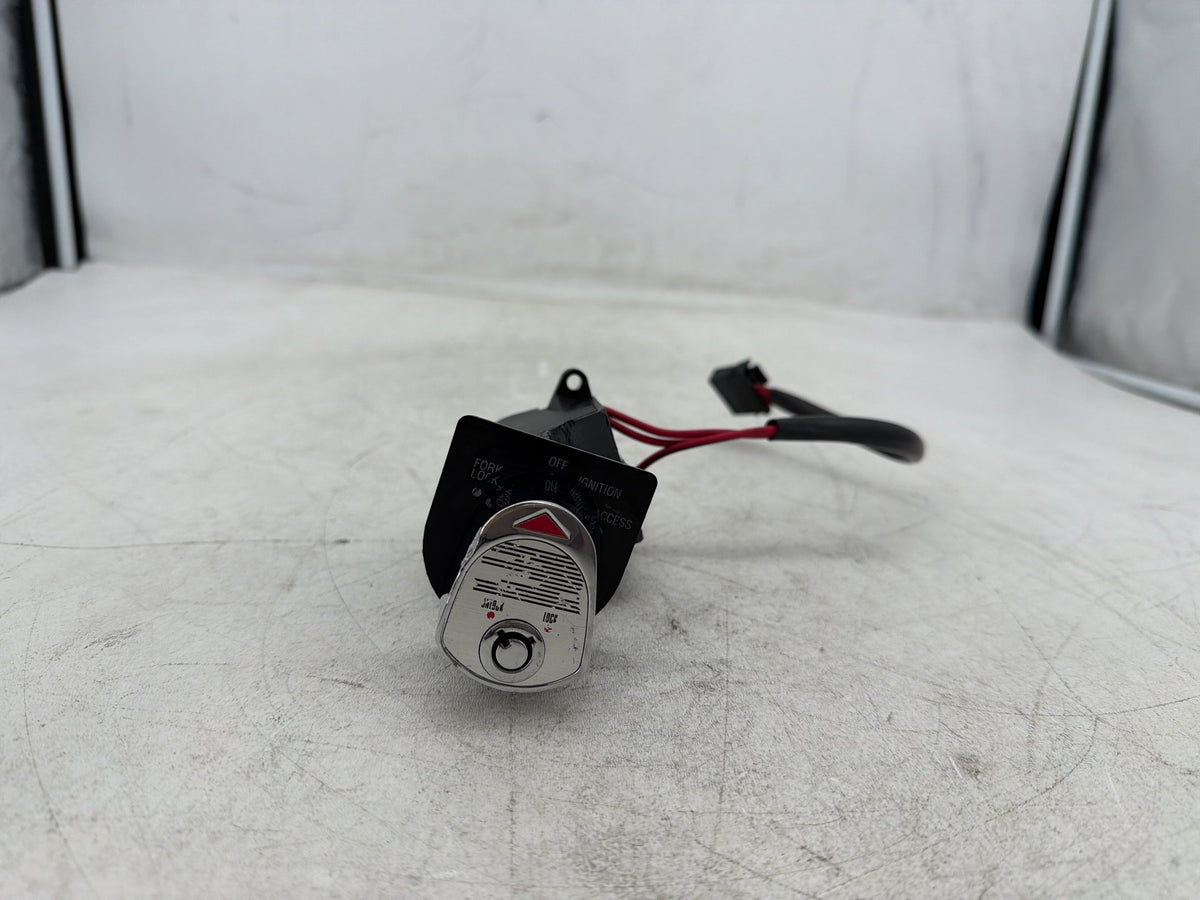 04 Harley Electra Glide CVO Eagle Ignition Switch Cylinder Barrel Lockset NOKey