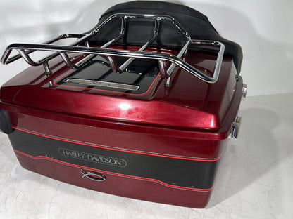 1999 - 2006 Harley-Davidson Touring Electra Glide Classic Pass Backrest Tour Pak Luggage NOKey