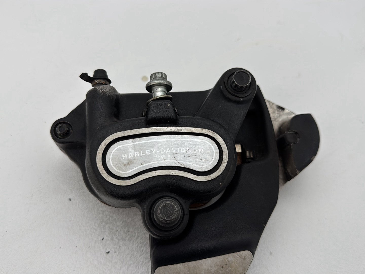 2008 Harley Softail Deluxe FLSTN OEM Rear Back Brake Caliper w/ Bracket