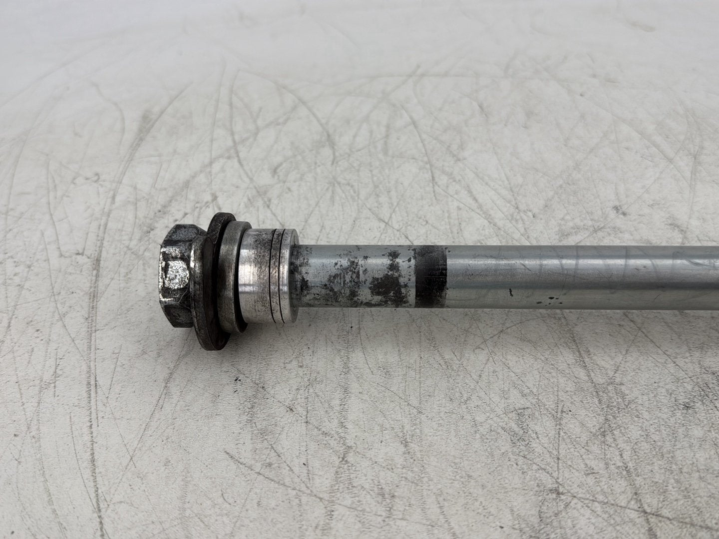 2016 Harley Road King Touring FLHR OEM Rear Wheel Axle Bolt Shaft
