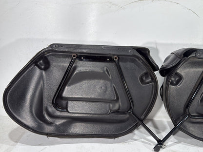 1997 Harley Softail Fat Boy FLSTF OEM Rear Left Right Saddlebags Luggage Leather