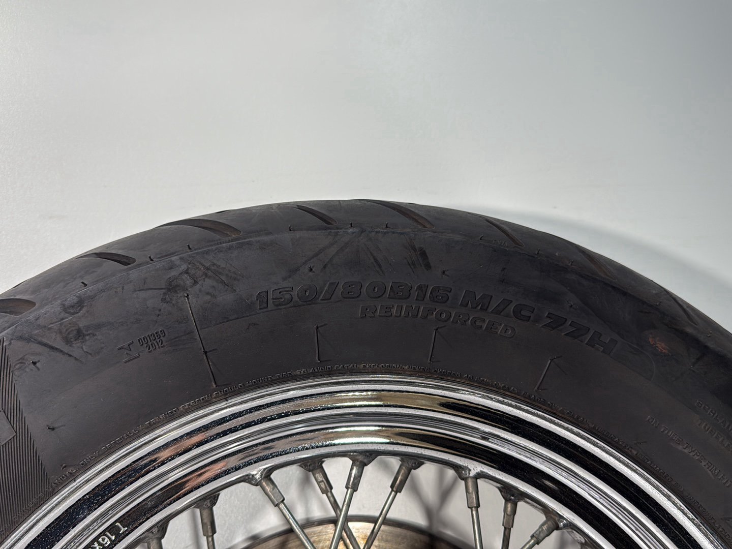 Harley-Davidson Misc  Front Rear Wheel Rim Tire Spoked 43700-05A , 43085-97