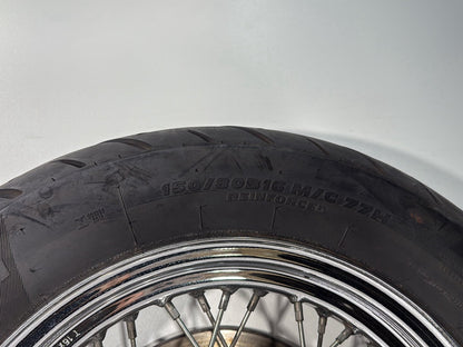 Harley-Davidson Misc  Front Rear Wheel Rim Tire Spoked 43700-05A , 43085-97