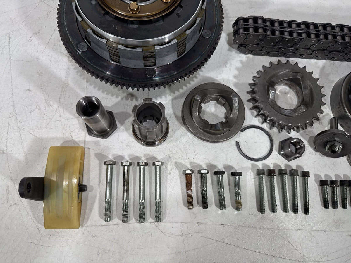 2002 Harley Heritage Softail Classic FLSTC OEM Clutch Basket Chain Tensioner Kit