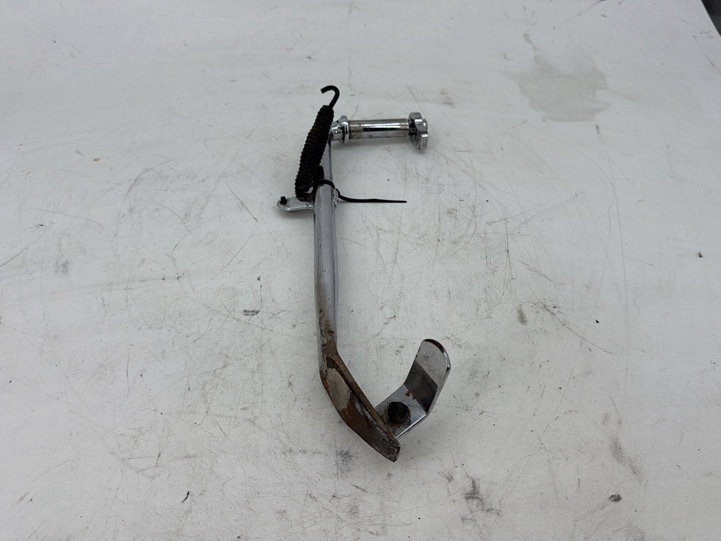 2002 Harley Heritage Softail Classic FLSTC OEM Left Side Jiffy Kick Stand & Spring